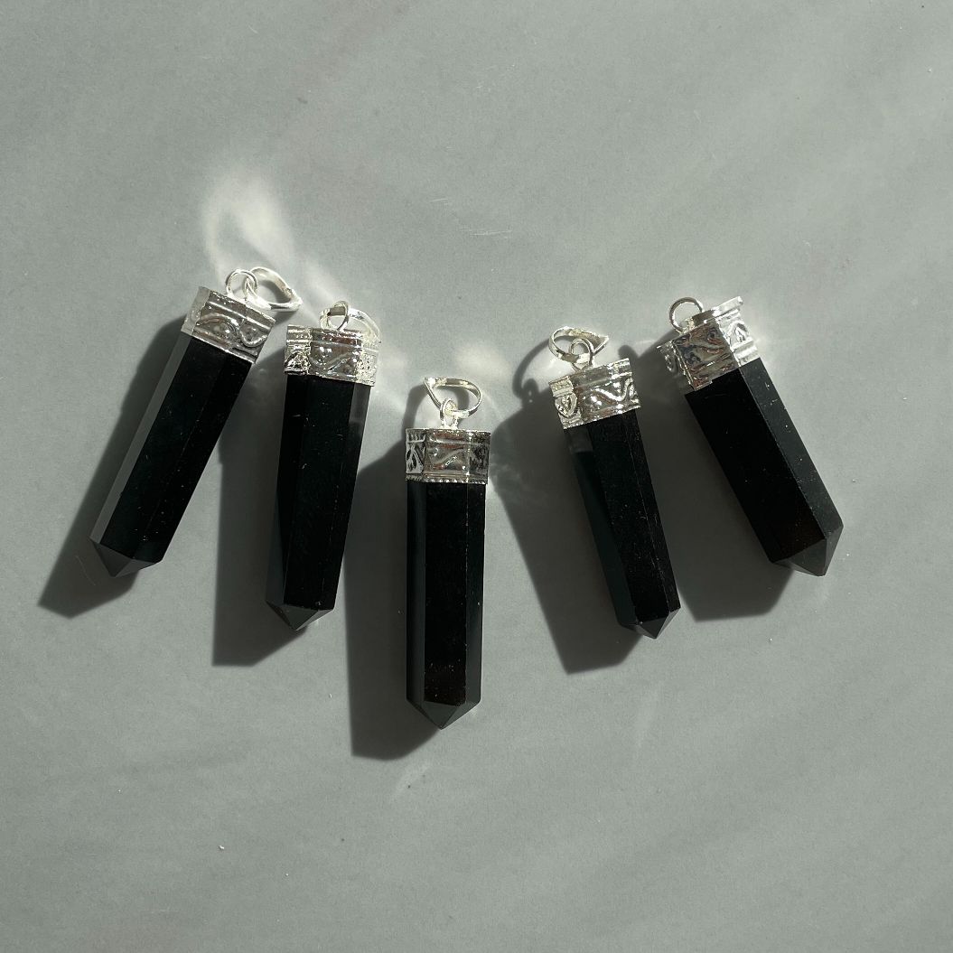 Obsidian - Cap Point Pendant Obsidian - Cap Point Pendant